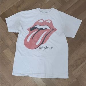 Brandy Melville distressed Rolling Stones tee